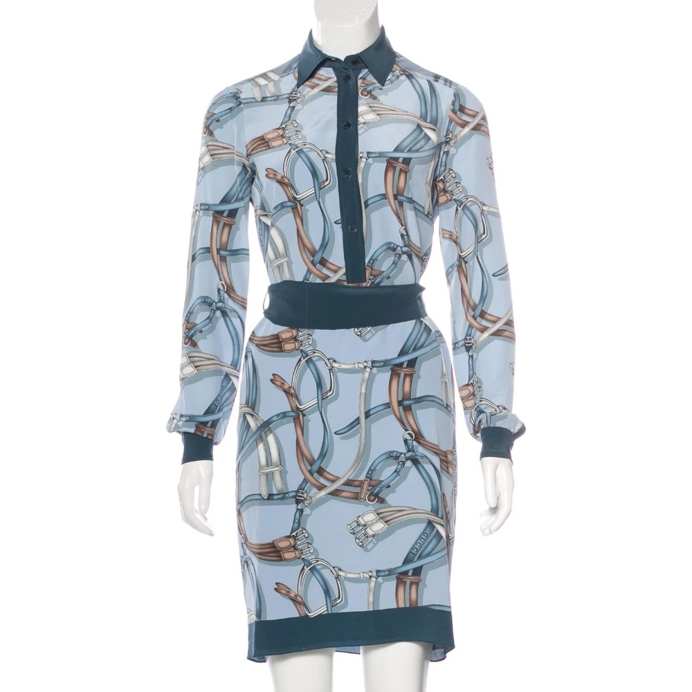 Gucci Silk Equestrian Dress